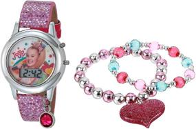 img 4 attached to Jojo Siwa Quartz Rubber Multicolor