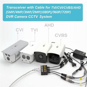 img 3 attached to 20 Pairs Passive HD BNC Video Balun Transceiver Transmitter for AHD/TVI/CVI/CVBS CCTV Security Cameras - Cable Connectors for 720P/960P/1080P/3MP/5MP Resolution