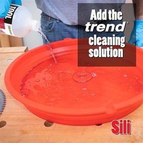 img 3 attached to 🔧 The Sili Deluxe Saw Blade Cleaning Kit featuring the Sili Saw Blade Cleaning Tray, Trend CLEAN/500 Tool Cleaner in a convenient 18 ounce Spray Bottle, and the Fulton 3 Piece Assorted Wire Brush Set