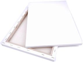 img 3 attached to 🎨 HMAZING Stretched Canvas 11x14 - Set of 2 High-Quality Panels for Art Projects