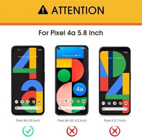 img 3 attached to 📱 [4 шт.] Защитное стекло OMOTON для экрана Google Pixel 4a (несовместимо с 4a 5G) - Устойчивое к царапинам/Простая установка/Без пузырьков - Совместимо с Google Pixel 4a