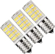 e17 led light bulbs microwave appliance light bulb for refrigerator range hood over stove part 8206232a 1890433 8206232 ap4512653 ac 110v-130v (4w-3 pack industrial electrical logo