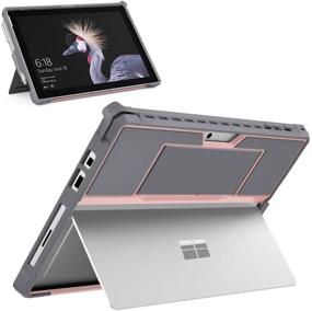 img 4 attached to MoKo Case Fit Microsoft Surface Pro 7 Plus/Pro7/Pro 6/Pro 5/Pro 2017/Pro 4/Pro LTE Tablet Accessories