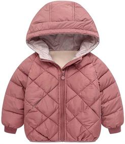 img 3 attached to Warm Snow Toddler Outer Clothing: Curipeer Boys Girls Winter Jacket with Hooded Comfort