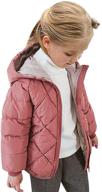 warm snow toddler outer clothing: curipeer boys girls winter jacket with hooded comfort logo