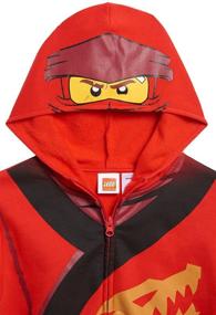 img 2 attached to 🧱 Ultimate LEGO Ninjago Zip Hoodies for Boys' Stylish Sweatshirts