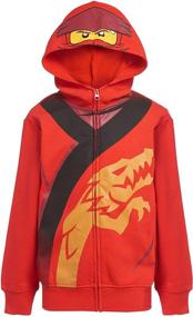 img 4 attached to 🧱 Ultimate LEGO Ninjago Zip Hoodies for Boys' Stylish Sweatshirts