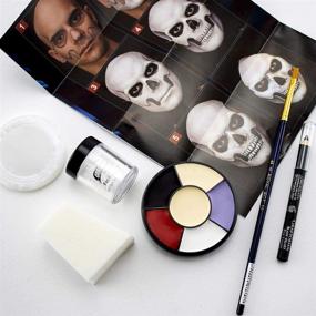 img 2 attached to Graftobian 88852 Skull Makeup Kit