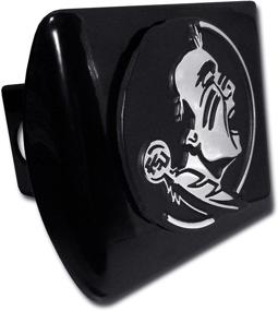 img 1 attached to 🏈 Florida State University (Seminole) Black Hitch Cover by Elektroplate