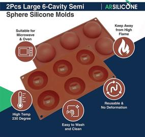img 3 attached to AR 6 Cavity Silicone Mold Cupcake
