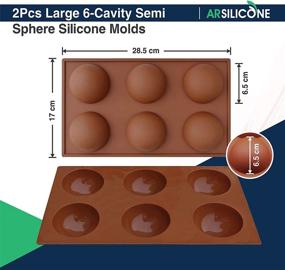 img 2 attached to AR 6 Cavity Silicone Mold Cupcake