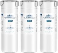 🧊 pack of 3 glacier fresh xwf replacement filters for ge xwf refrigerator water filter logo