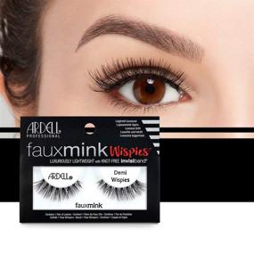 img 2 attached to 💎 Ardell Faux Mink Lashes Demi Wispies, 4 Pack: Luxurious and Affordable Eyelashes