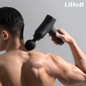 img 2 attached to 💆 LiWell: Handheld Wireless and Portable Electric Massage Gun from South Korea - Perfect Solution for Deep Tissue Massage and Muscle Relaxation, 6 Massage Heads, Super Powerful & Easy to Use, Long-Lasting Charge, Ideal for Sore Muscles