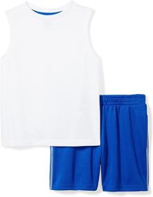 img 3 attached to Spotted Zebra Active Shorts: Trendy Medium Boys' Clothing for an Active Lifestyle