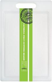 img 1 attached to Enhanced Small Utility Poly Cutting Board - Catskill Craftsmen 12-Inch with Built-in Groove