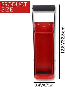 img 3 attached to 🔴 Red Can Crusher Wall-Mounted Aluminum Can Crusher - 16oz, 12oz, 8oz - Heavy Duty Can Crushers for Recycling - Wall-Mounted Beer Can Opener and Bottle Crusher - Two-in-One Can Press