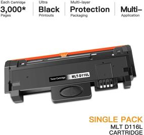 img 3 attached to Совместимый картридж E-Z Ink (TM) для замены тонерного картриджа Samsung 116L MLTD116L D116L MLT D116L - Совместим с SL-M2625D SL-M2675F SL-M2825DW SL-M2835DW SL-M2875FD SL-M2875FW SL-M2885FW (1 черный)