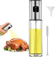 oil sprayer mister: portable mini kitchen gadget for cooking, salads, baking, grilling, bbq, roasting - olive oil spritzer, vinegar & vegetable oil dispenser for air fryer logo