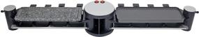 img 1 attached to 🧀 Swissmar 8-Person Swivel Raclette: Premium Cast Aluminum and Stone Grill Top for Ultimate Dining Experience