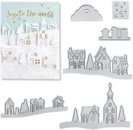 village cutting template embossing scrapbooking logo