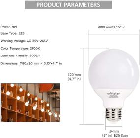 img 3 attached to 💡 Comzler LED Bulb - Incandescent Equivalent, Non Dimmable, Omnidirectional