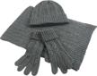 zsxzsyto classic fashion knitting weather boys' accessories via cold weather logo