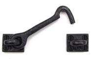 🔒 iron valley 4.5'' cabin hook: durable cast iron door latch for a rustic charm logo
