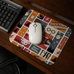 img 3 attached to 🔮 Magically Adorable Harry Potter Chibi Pattern Low Profile Thin Mouse Pad Mousepad