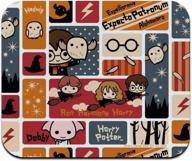 🔮 magically adorable harry potter chibi pattern low profile thin mouse pad mousepad logo