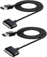 🔌 sn-riggor 2 pack 6ft usb charge data sync cable cord - improved charger cable cord for barnes and noble nook hd hd plus tablet 7&#34; 9&#34; barnes &amp; noble nook hd 7&#34; + 9&#34; nook hd plus charger cord 6ft logo