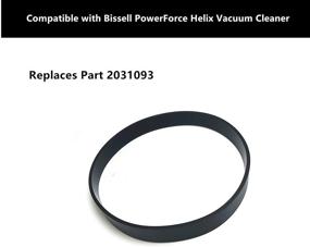 img 3 attached to 🔧 MFLAMO Replacement Belt for Bissell PowerForce Helix Vacuum Cleaner - Compatible with Models 2191U, 2191, 2190, 1797, 1700 - Part #2031093 (2 Belt)