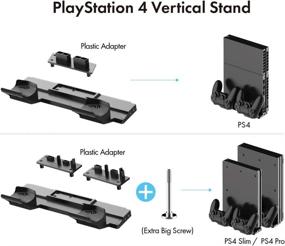 img 1 attached to Vertical Charging DualShock Controller Accessory