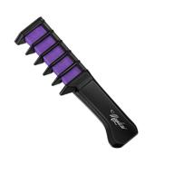 🎨 maydear purple temporary hair chalk comb - non-toxic hair color comb, safe for kids logo