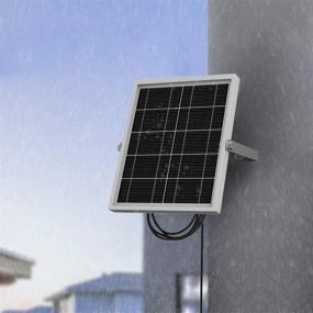 img 2 attached to 📸 Soliom S90: Efficient Solar Panel Power Supply for Outdoor Home Security Solar Battery Camera