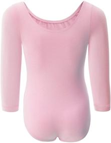 img 1 attached to WEGETIT Toddler Ballet Leotards Sleeve Girls' Clothing and Active
