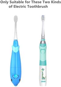 img 3 attached to SEAGO Kids Toothbrush Replacement Heads - 6 Pack Compatible with SEAGO Electric Toothbrushes Kids SG977, SG513 - Ideal for Toddlers