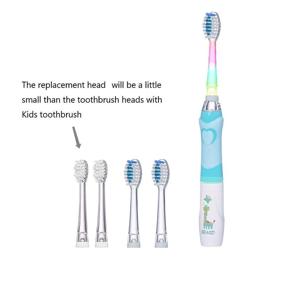 img 1 attached to SEAGO Kids Toothbrush Replacement Heads - 6 Pack Compatible with SEAGO Electric Toothbrushes Kids SG977, SG513 - Ideal for Toddlers