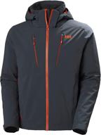 helly hansen alpha jacket black логотип