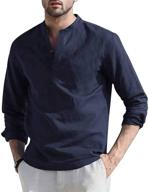 zwirelz cotton henley sleeve t shirt men's clothing logo