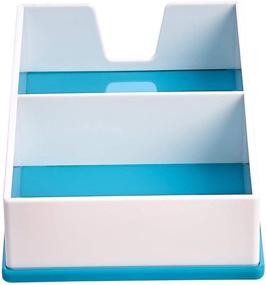 img 3 attached to Amazon Basics Blue and White Sticky Note Holder: Keep Your Notes Organized with Style!