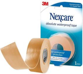 img 4 attached to Nexcare Absolute Waterproof First Aid Tape: Tear-Resistant, 1 Roll - Get Ultimate Protection!