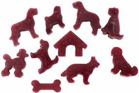 img 1 attached to 🐶 LYWUU Silicone Dog Shape Ice Cube Mold and Trays for Jelly, Biscuits, Chocolate, Candy, and Baking