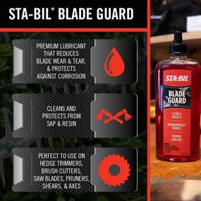 img 2 attached to 🔪 STA-BIL Blade Guard - Premium Blade Lubricant: Protects Blades, Preserves Sharpness, Safe for Gas and Electric Equipment