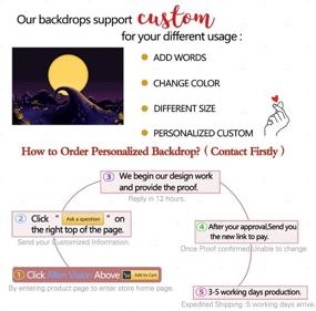 img 1 attached to 🎃Очаровательный фон Allenjoy 7x5 футов перед Рождеством: идеальное сочетание для Хэллоуина, тыквенных дней рождения, бейби-шауэр, фотостудий и декора для дома.
