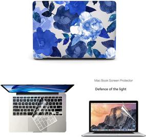 img 1 attached to YINGTENG MacBook New AIR 13 2020 Plastic Pattern Protective Case 2019 2018 2017 A1932 A2179 A2337 Case And Keyboard Cover Screen Protector New AIR 13 Laptop Accessories