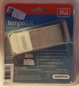 img 1 attached to Griffin Tempo Armband for iPod Shuffle 2G: Lightweight Gray Armband for On-the-Go Music