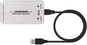 img 4 attached to 🔌 UNISHEEN UC3200H HDMI в USB 3.0 видеоадаптер - HD 1080P устройство для прямой онлайн-трансляции и записи для трансляций, захвата игр и конвертации видео