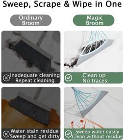 img 1 attached to 🧹 Revolutionize Cleaning with the Multifunction Magic Broom - Silicone Bristles for Efficient Hair, Dust, and Liquid Sweeping in Office, Kitchen, Bathroom, and Lobby