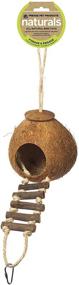img 2 attached to Prevue Hendryx 62801 Naturals Coco Hideaway Bird Toy with Ladder - 1 Count (Pack of 1)